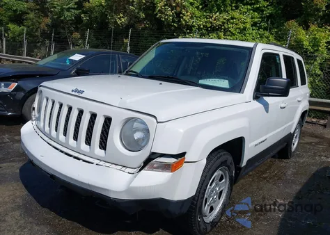 2014 Jeep Patriot Sport из США, поврежденный, VIN 1C4NJPBA3ED811969